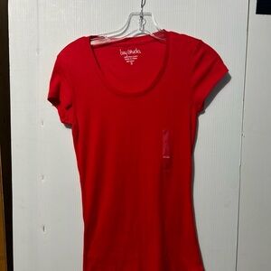 Bay Studio Vibrant Red Short Sleeve Tee